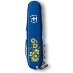 Нож Victorinox Spartan Ukraine Blue "Квіти" Фото 4