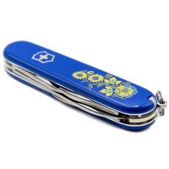 Нож Victorinox Spartan Ukraine Blue "Квіти" Фото 5
