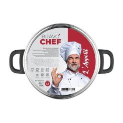 Кастрюля Bravo Chef L"Appetit 3.8 л Bakelite Фото 6