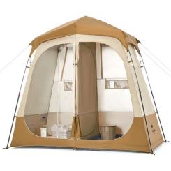 Палатка Naturehike NH22ZP006 (душ/туалет) Коричневий Фото