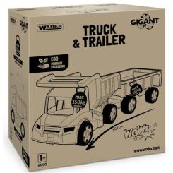 Спецтехника Wader Грузовик "Гигант" + тележка Фото 3