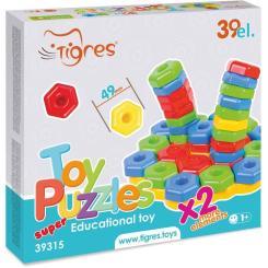 Развивающая игрушка Tigres Ігропазли SUPER, 39 елемента Фото 1