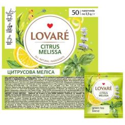 Чай Lovare Citrus Melissa 50х1.5 г Фото 1