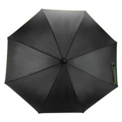 Зонт Optima Promo Next трость автомат, черно/зеленая Фото 1