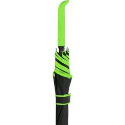 Зонт Optima Promo Next трость автомат, черно/зеленая Фото 3