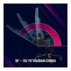 Кресло игровое Lorgar Ace 422 Blue Фото 10