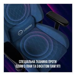 Кресло игровое Lorgar Ace 422 Blue Фото 5