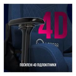 Кресло игровое Lorgar Ace 422 Blue Фото 7