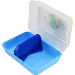 Ланч-бокс детский Optima ROCK 850 мл, блакитний Фото 1