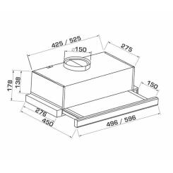 Вытяжка кухонная GRANADO Telde 603-700 white glass Фото 7