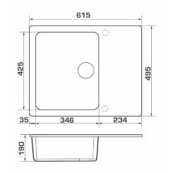Мойка кухонная GRANADO AVILA white Фото 5