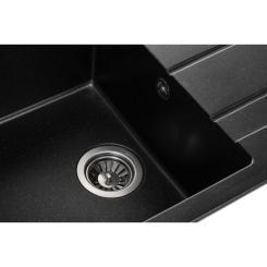 Мойка кухонная GRANADO MORA black shine Фото 2