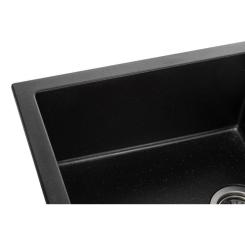 Мойка кухонная GRANADO MORA black shine Фото 3