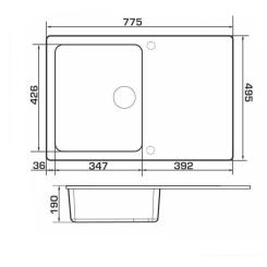 Мойка кухонная GRANADO VIGO marron Фото 5