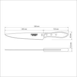 Кухонный нож Tramontina Barbecue Polywood Meat 203 мм Фото 6