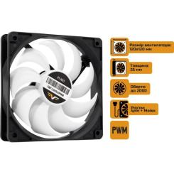 Кулер для корпуса Frime FWF120HB20PWM Фото 1