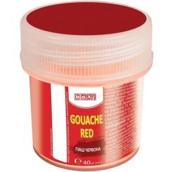 Гуашевые краски Maxi 40 мл, красная Фото