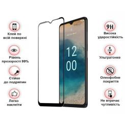 Стекло защитное BeCover Nokia G22 Black Фото 3