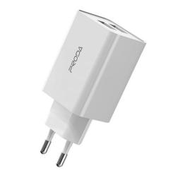 Зарядное устройство Proda PD-A28i 2хUSB 2.4A + USB Ligthtning 1.0m Фото 2