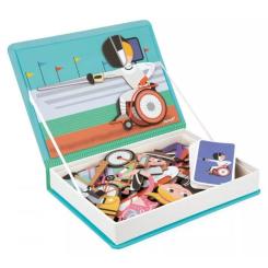 Развивающая игрушка Janod Магнітна книга Спорт Фото 1