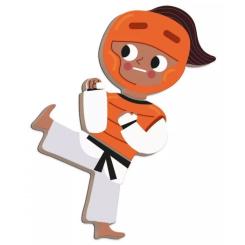 Развивающая игрушка Janod Магнітна книга Спорт Фото 3