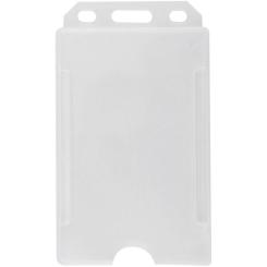 Бейдж Optima вертикальный PP+PVC, 54х85 мм Фото