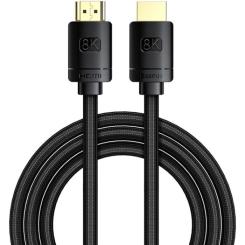 Кабель мультимедийный Baseus HDMI M to HDMI M 2.0m V2.1 Фото