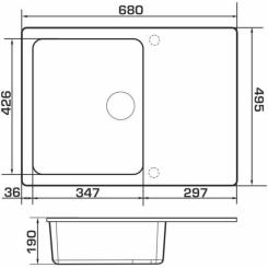 Мойка кухонная GRANADO SALAMANKA marron Фото 5