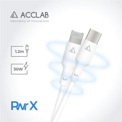 Дата кабель ACCLAB USB-C to Lightning 1.2m PwrX 30W Фото 2
