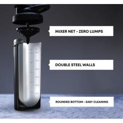 Шейкер спортивный SmartShake Insulated Steel 750ml Black Фото 5