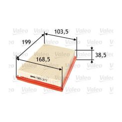 Воздушный фильтр для автомобиля Valeo 585277 Фото