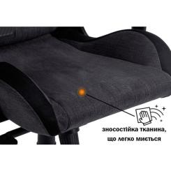 Кресло игровое GT Racer X-8005 Dark Gray/Black Suede Фото 7