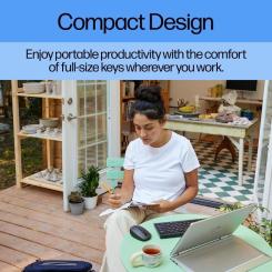 Клавиатура HP 350 Compact Multi-Device Bluetooth UA Black Фото 2