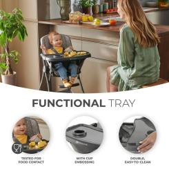 Стульчик для кормления Kinderkraft Foldee Green Фото 9