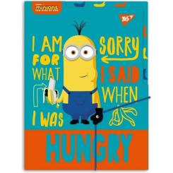 Папка на резинках Yes A4 з трьома роздільниками Minions Фото