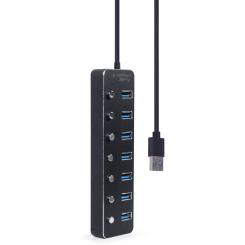 Концентратор Gembird USB 3.0 7 ports Фото 1