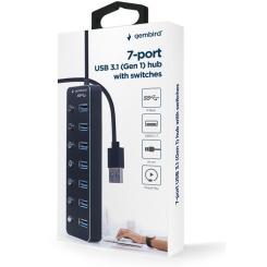 Концентратор Gembird USB 3.0 7 ports Фото 4