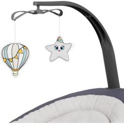 Кресло-качалка Lionelo Rina grey concrete Фото 10