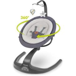 Кресло-качалка Lionelo Rina grey concrete Фото 3