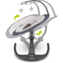 Кресло-качалка Lionelo Rina grey concrete Фото 6