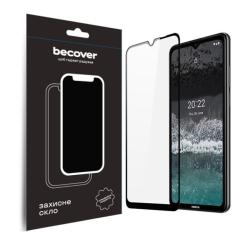 Стекло защитное BeCover Nokia C21 Black Фото