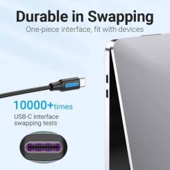 Дата кабель Vention USB-C to USB-C 1.0m 2.0 100W Фото 4
