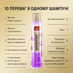 Сухой шампунь WellaFlex Прикосновение лесных ягод 180 мл Фото 3