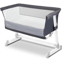 Кроватка Lionelo приставне Theo Dark Grey Фото 2