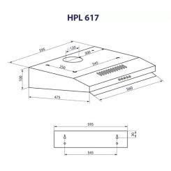Вытяжка кухонная Minola HPL 617 WH Фото 10