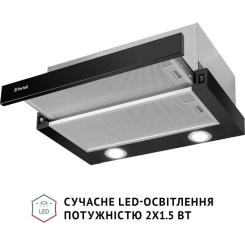 Вытяжка кухонная Perfelli TL 502 BL LED Фото 3