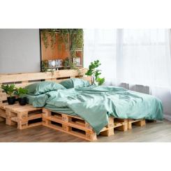 Простынь Ardesto Mix&Match сатин 240х260 см шалфей Фото 9