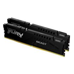 Модуль памяти для компьютера Kingston Fury (ex.HyperX) DDR5 64GB (2x32GB) 5600 MHz Beast Black Фото 2