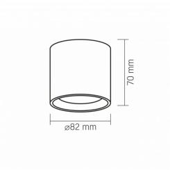 Светильник Videx під лампу GX53 накладний Білий Фото 3