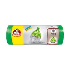 Пакеты для мусора Помічниця 60 л 20 шт. Фото
